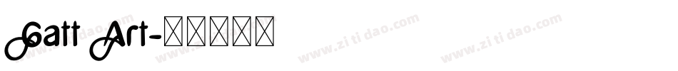 Catt Art字体转换